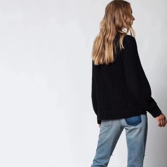 ZADIG & VOLTAIRE Marlon Awa Sweater In Encre - Picture 5 of 8